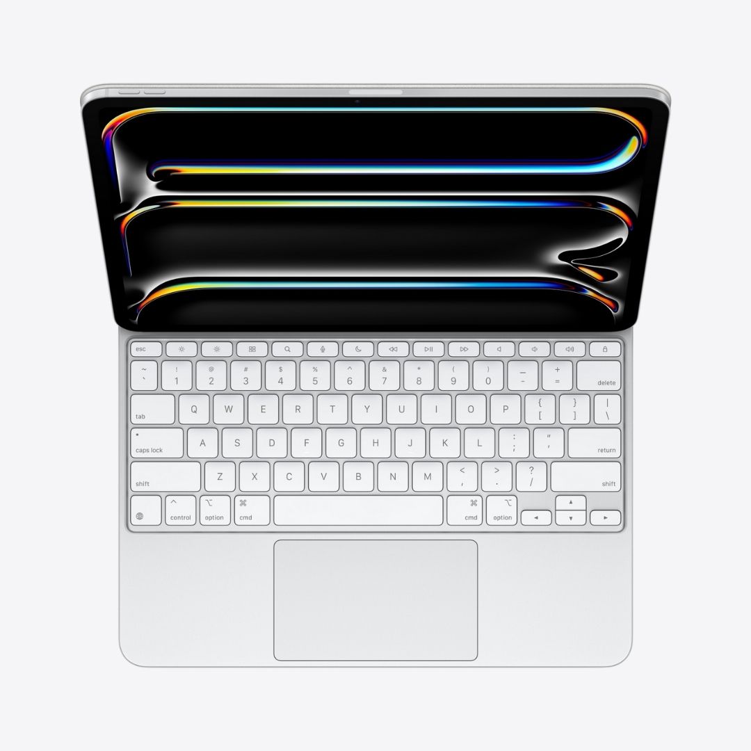 Magic Keyboard para iPad Pro de 13 polegadas (M4) – Inglês (EUA) – Branco