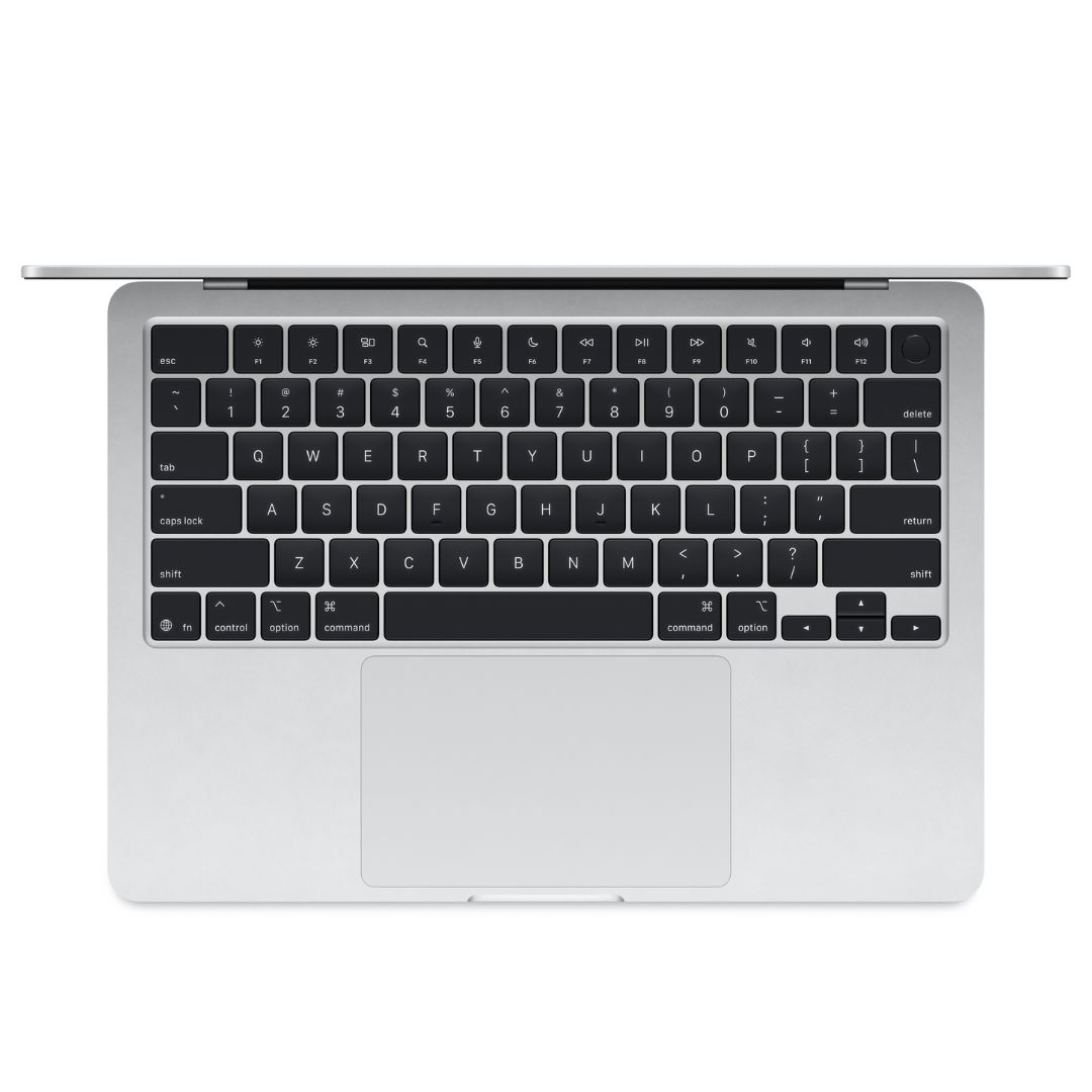 Alternative view of MacBook Air 13.6" Prateado – Chip M4, 16 GB RAM, 256 GB SSD
